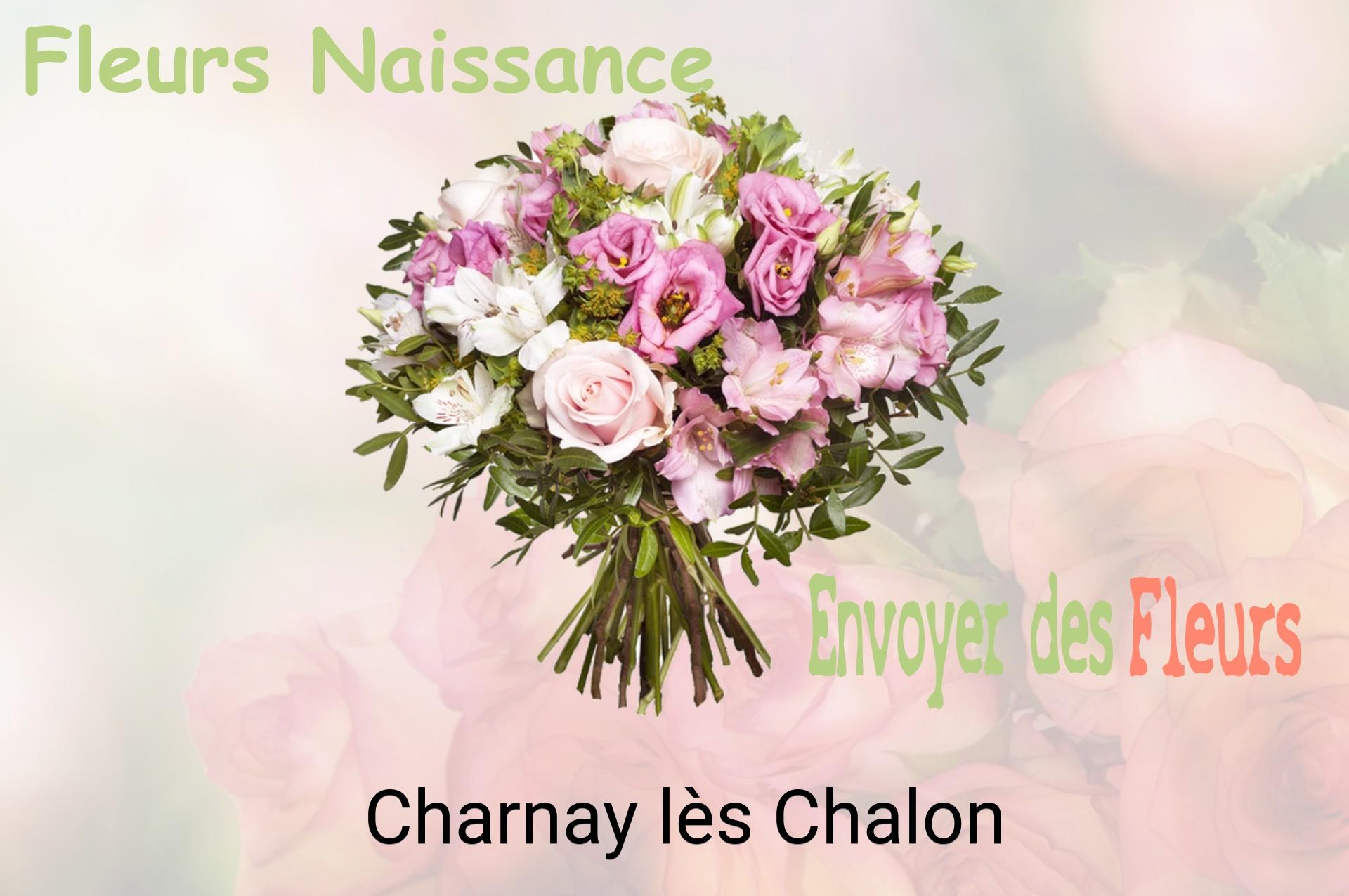 Bouquet de fleurs de naissance livré à Charnay-lès-Chalon