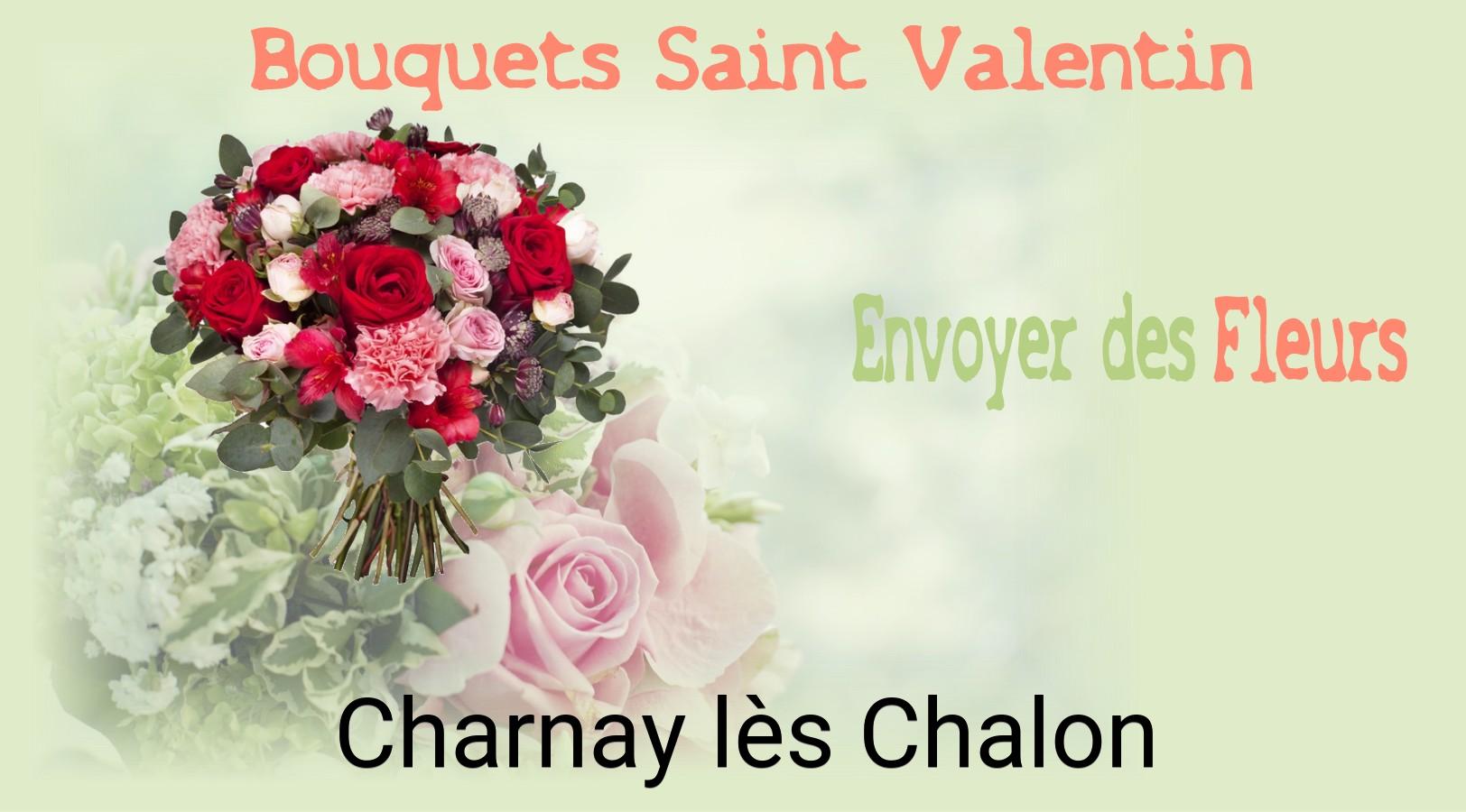 Roses de Saint-Valentin livrées à Charnay-lès-Chalon